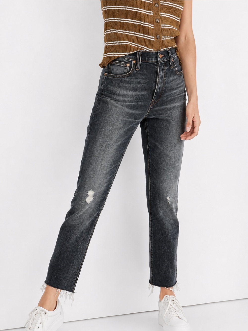 Madewell high rise slim bootcut jeans, size 25